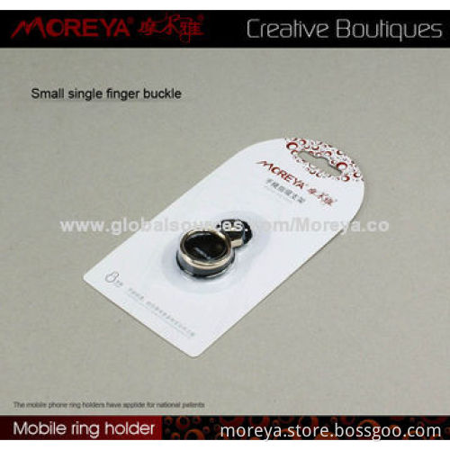Smaller Single/Finger Ring Mobile Holder for All Mobile Phones, Made of Zinc Alloy Material